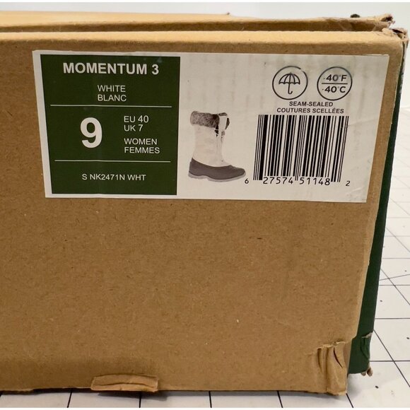 Kamik Women's Momentum 3 Waterproof Winter Boot White Size 9 New~~~ - Picture 9 of 9
